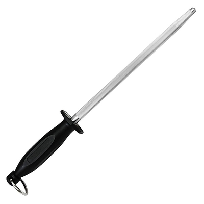 High Carbon Steel Sharpening Rod Knife Sharpener For Butcher Cleaver