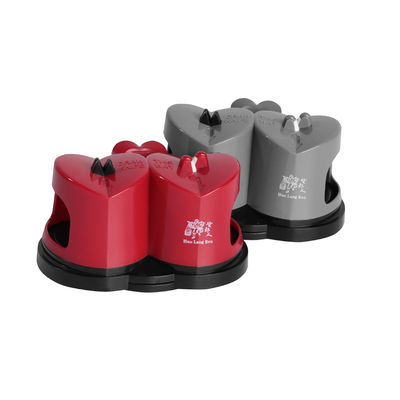 Double Heart Plastic Knife Sharpener , As Seen On Tv Sharpener For Housewife