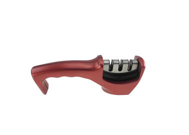 Utility High Grade Purple 3 Stage Knife Sharpener With Rubber Printing