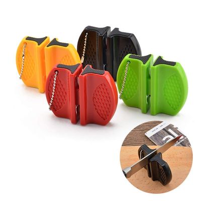 Μικρό σκληρό Sharpener μαχαιριών καρβιδίου βολφραμίου με την αλυσίδα για την πεζοπορία αθλητικής στρατοπέδευσης
