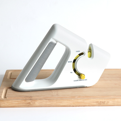 Ps Plastic Handle Promotional Kitchen Cookware From China Knife Sharpener for serrated blades With Tungsten Steel Blade